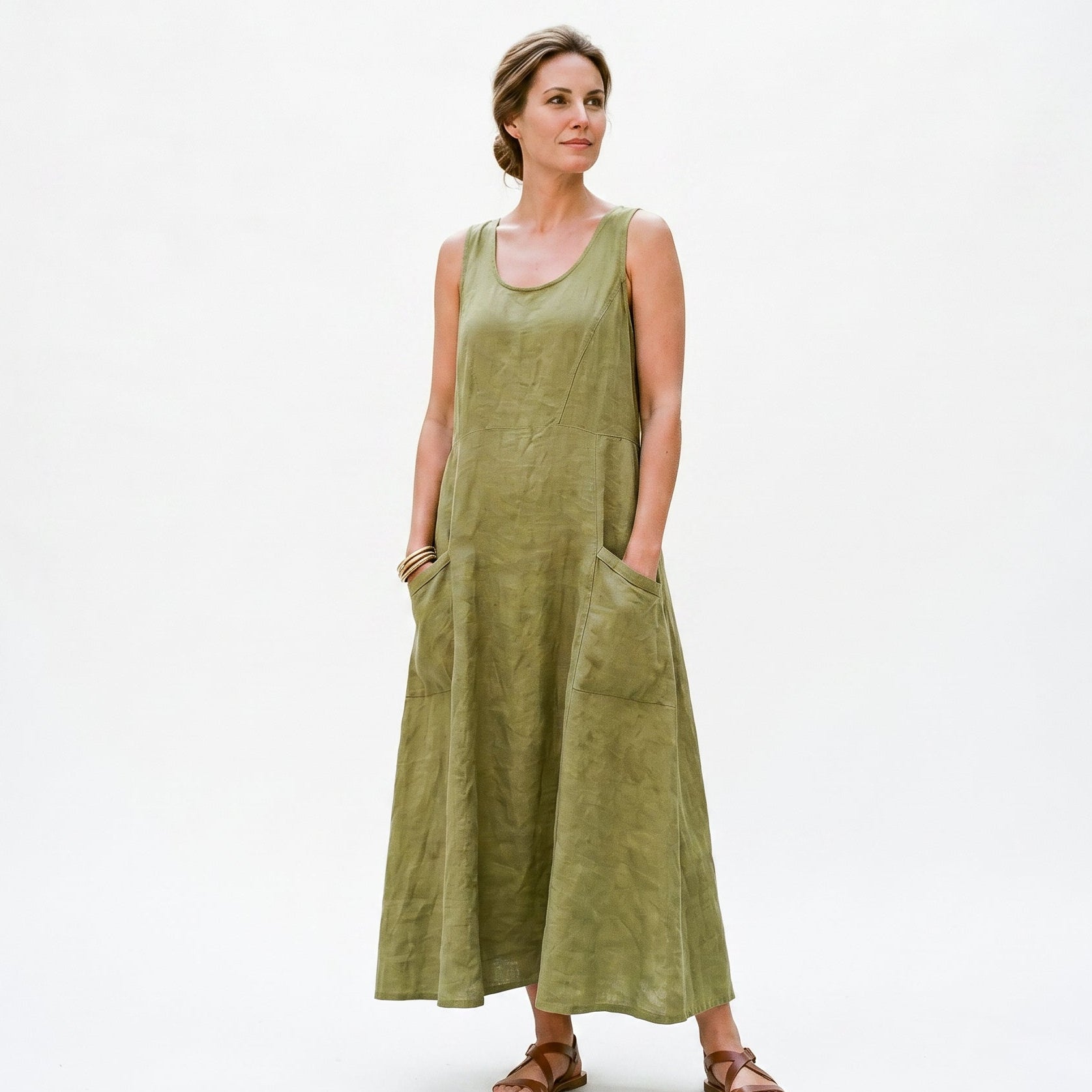 Adriana - Stylish Plus Size Summer Dress With Pockets