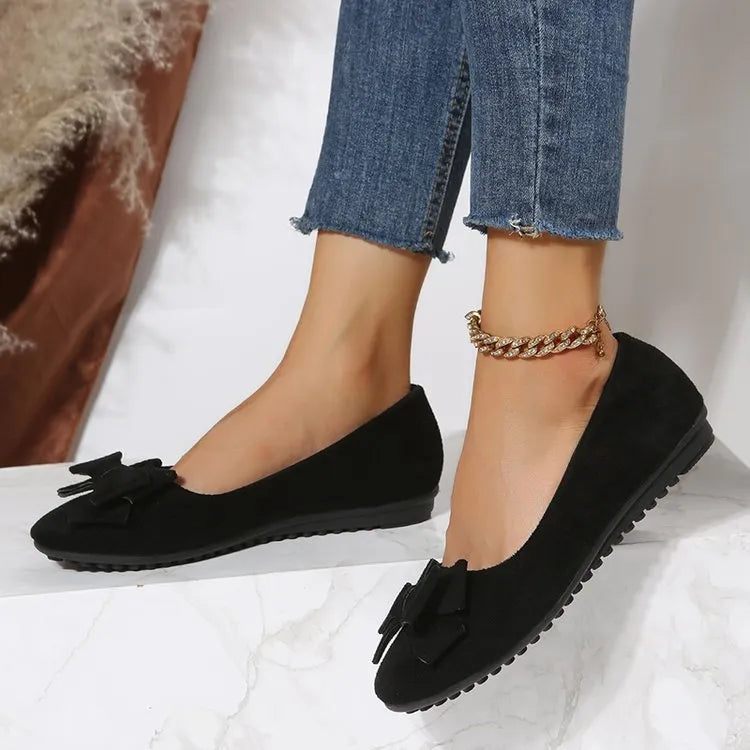 Isla | Slip-On Summer Loafers with Decorative Bow