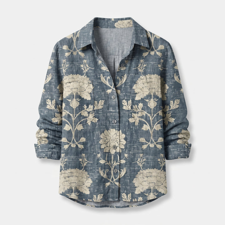 Mabel | Blouse – Vintage Bohemian, Relaxed Fit, Pointed Collar