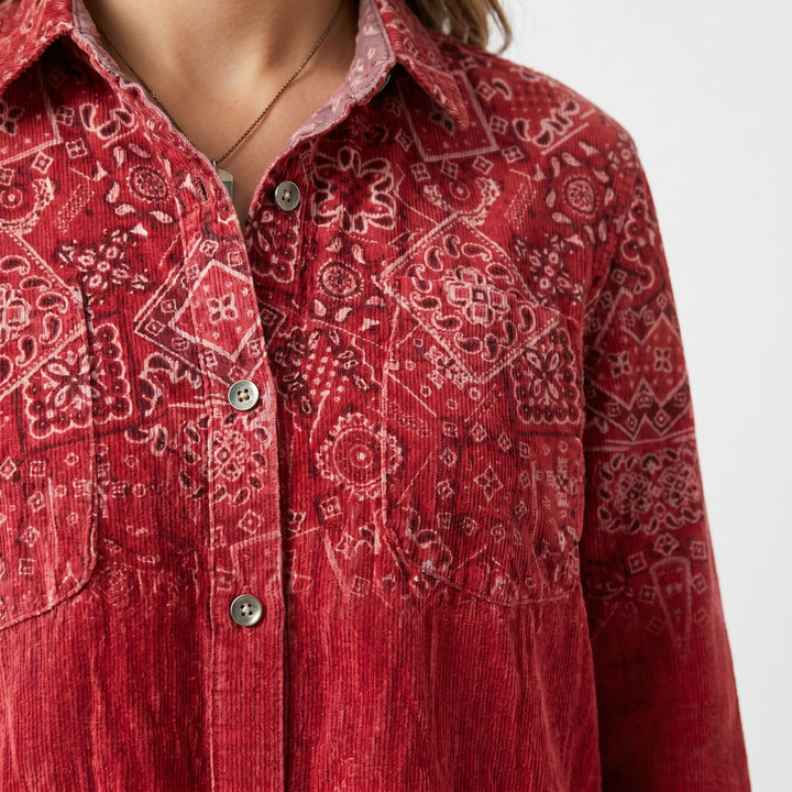 Mabel | Blouse – Vintage Bohemian, Relaxed Fit, Pointed Collar