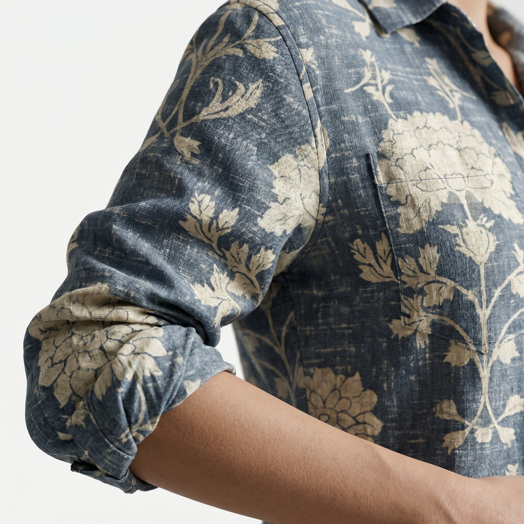 Mabel | Blouse – Vintage Bohemian, Relaxed Fit, Pointed Collar
