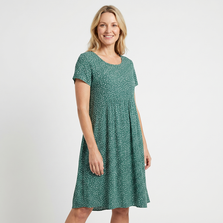 Mara | Boho Mini Dress – Relaxed Fit with V-Neckline