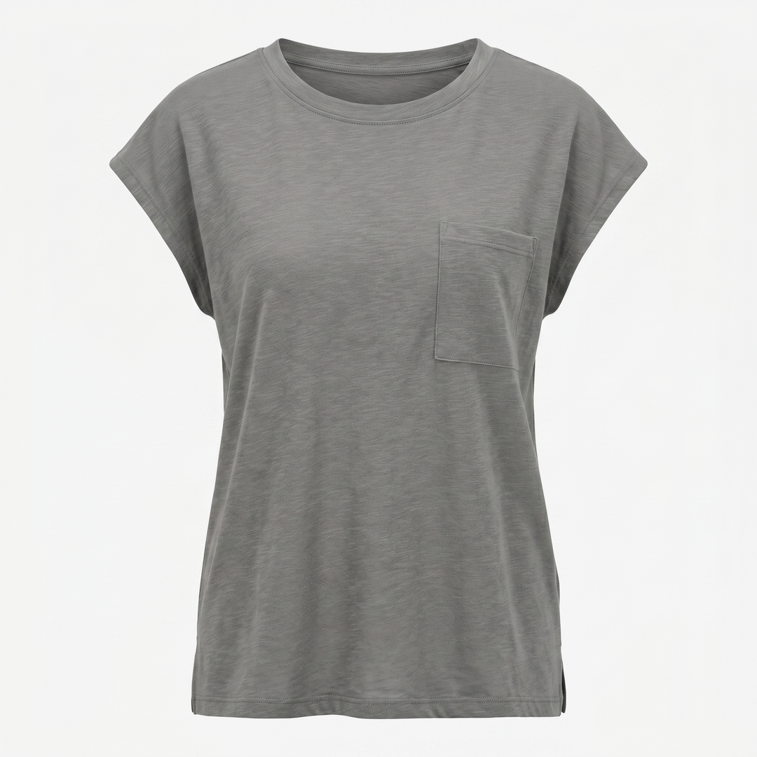 Elena | Cotton Breathable Shirt Casual Everyday Short Sleeve Top