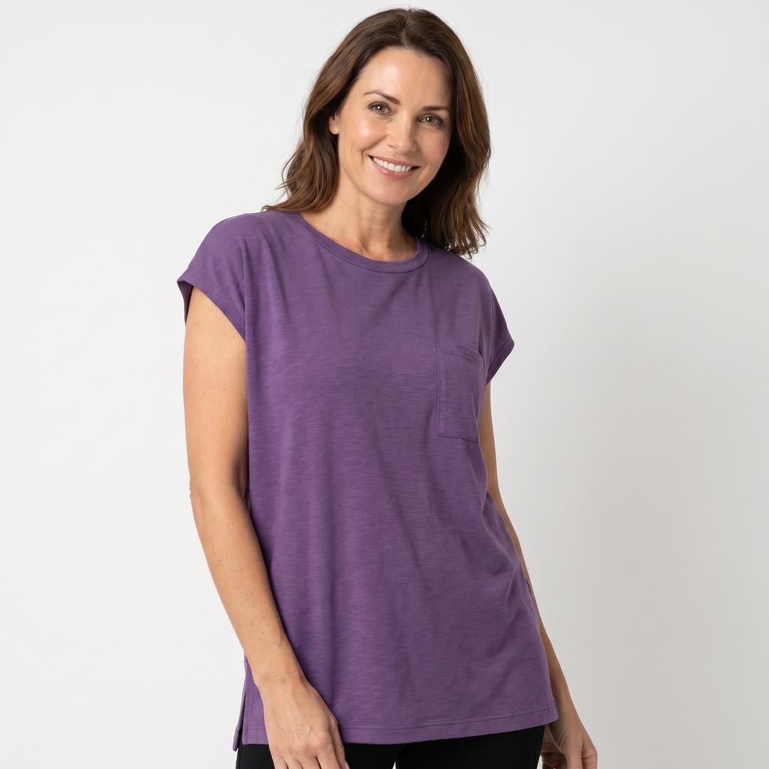 Elena | Cotton Breathable Shirt Casual Everyday Short Sleeve Top
