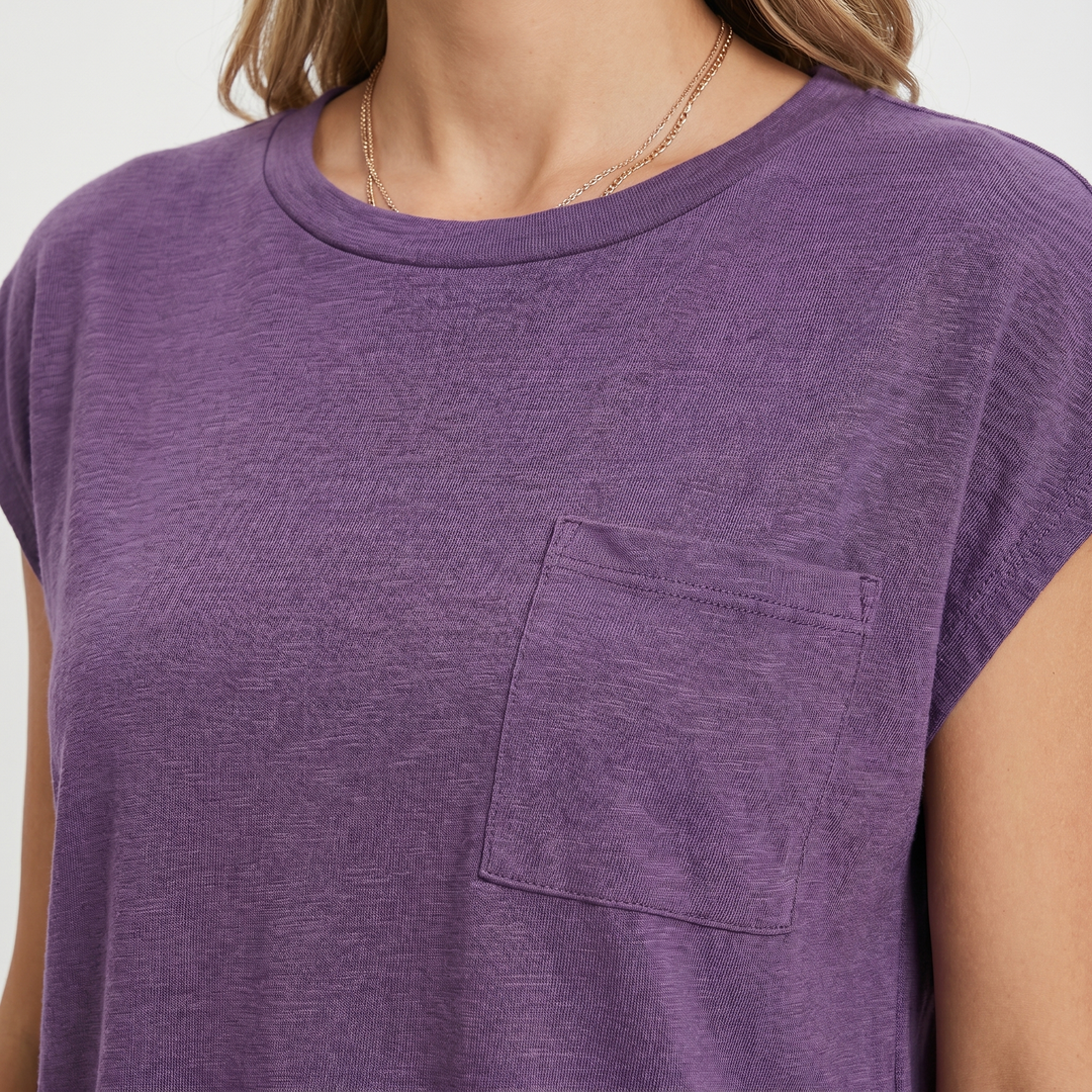 Elena | Cotton Breathable Shirt Casual Everyday Short Sleeve Top