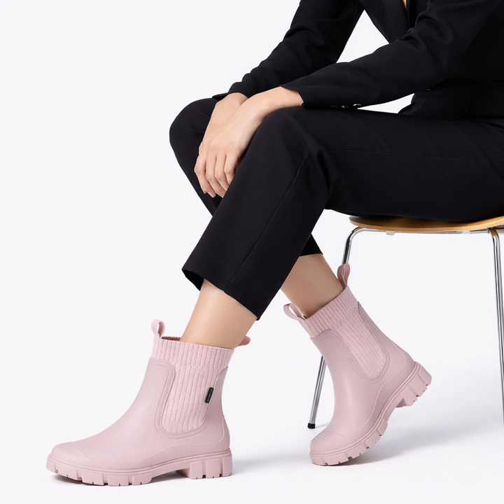 Amara | Water-Resistant Wellington Boots - non-slip sole