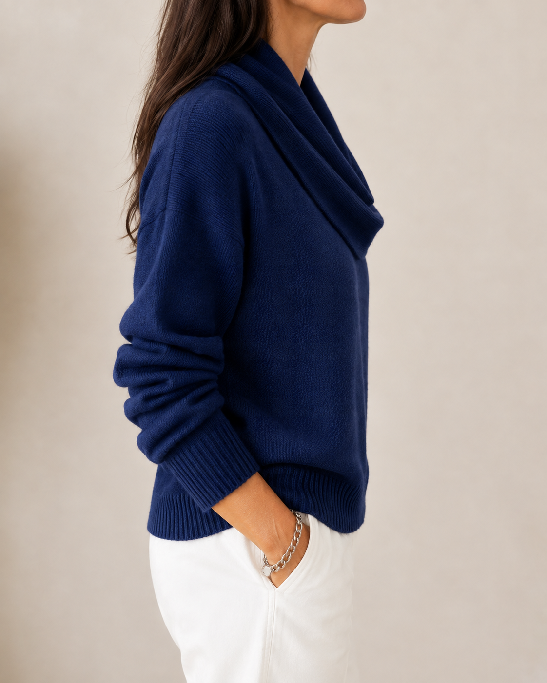 Elara | Soft Cowl Neck Sweater