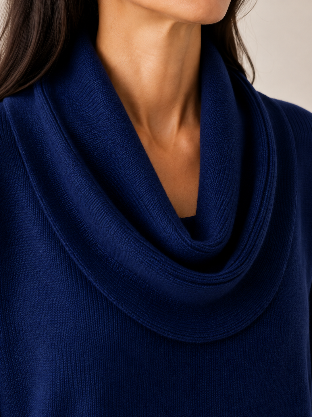 Elara | Soft Cowl Neck Sweater