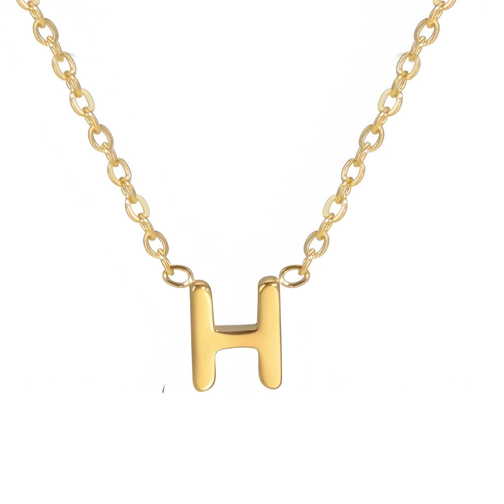 Signature Gold letter Necklace