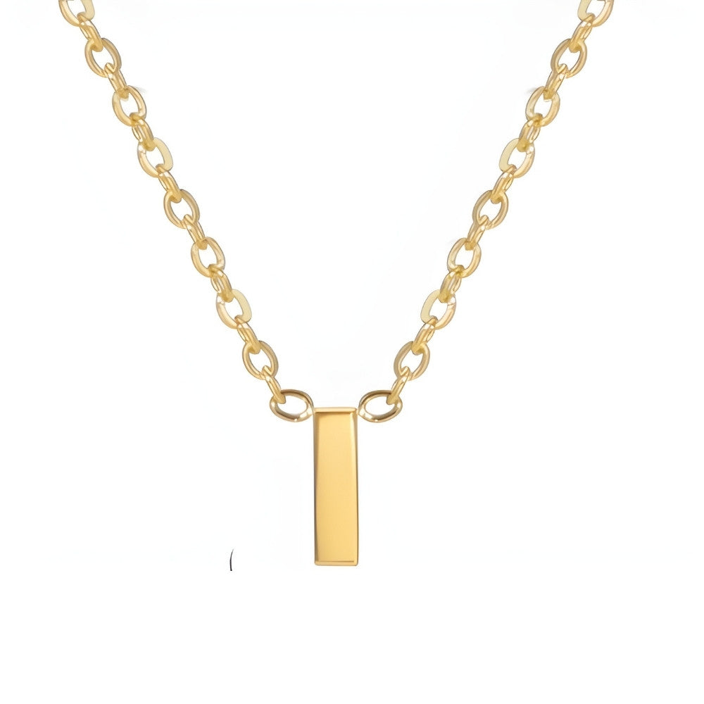 Signature Gold letter Necklace