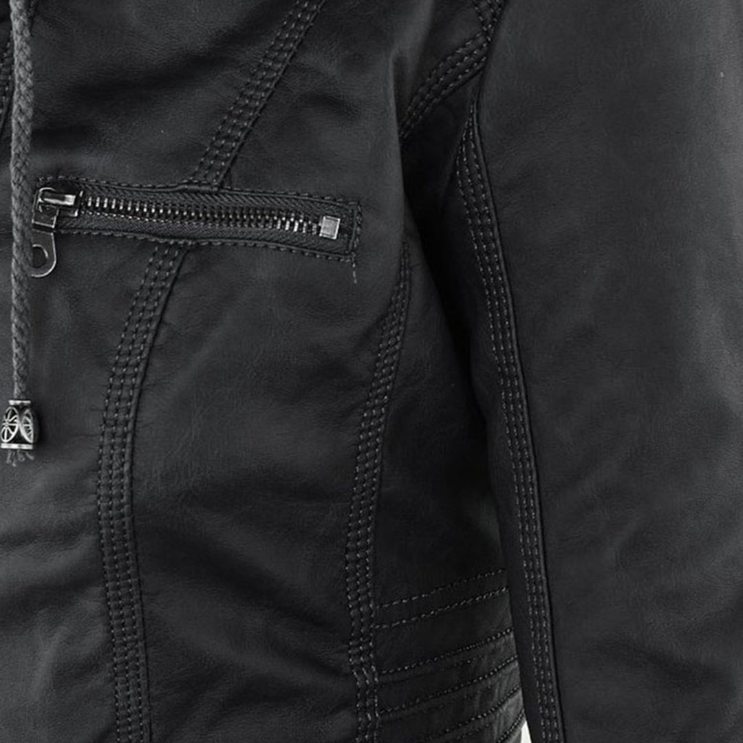 Monica | Robust and Elegant Leather Jacket