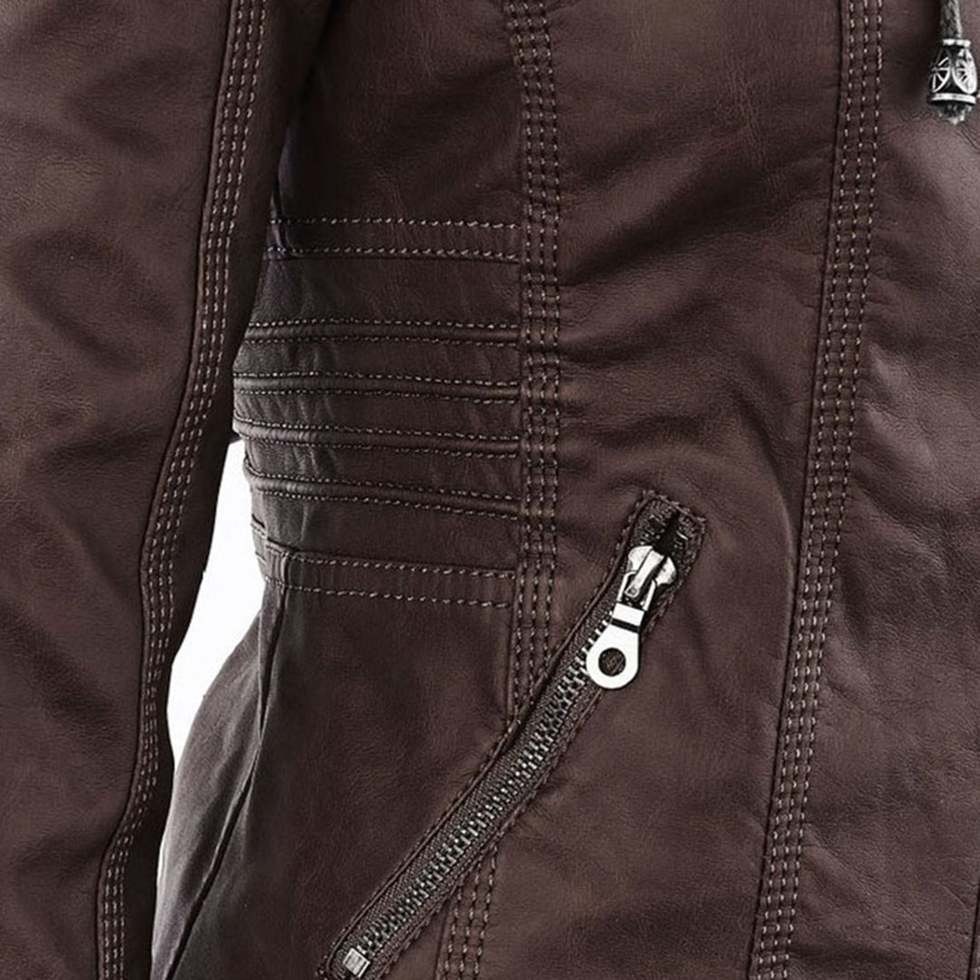 Monica | Robust and Elegant Leather Jacket