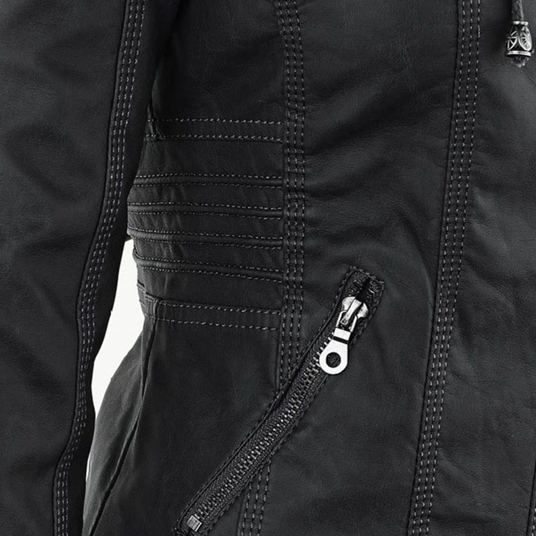 Monica | Robust and Elegant Leather Jacket