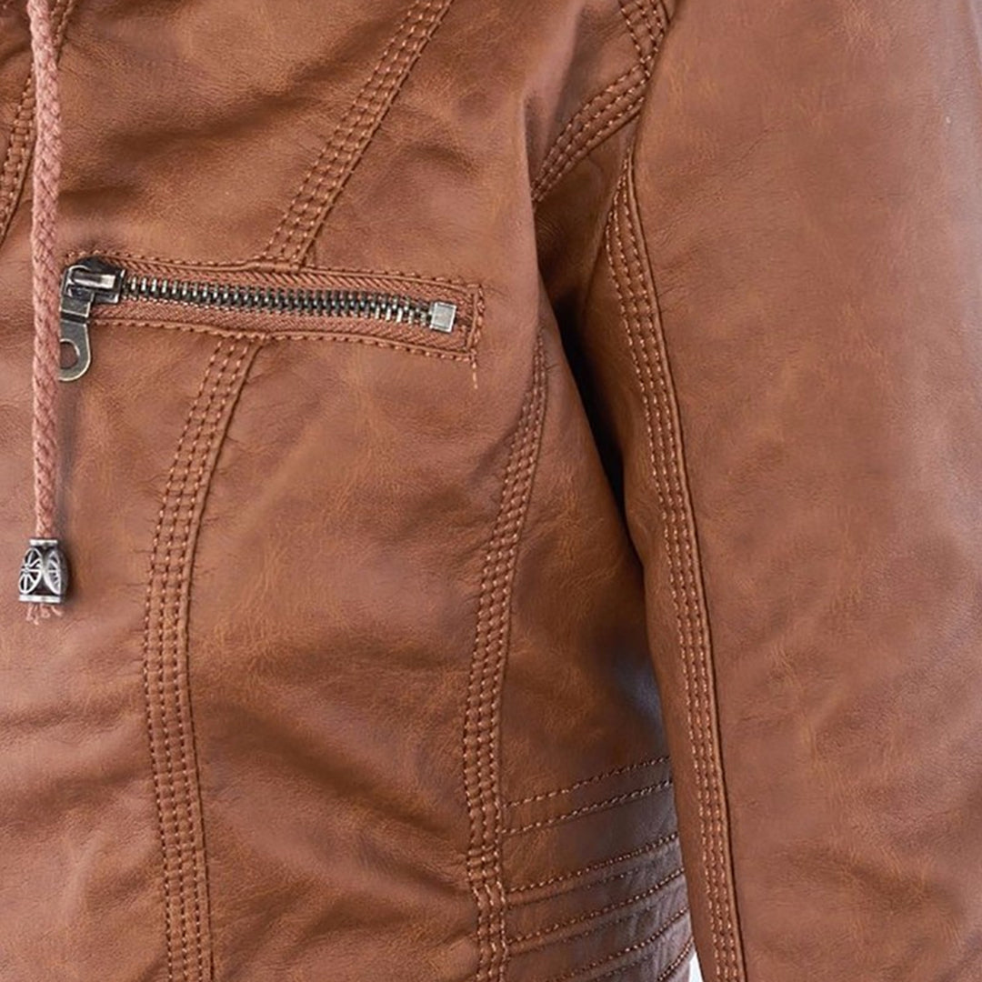 Monica | Robust and Elegant Leather Jacket