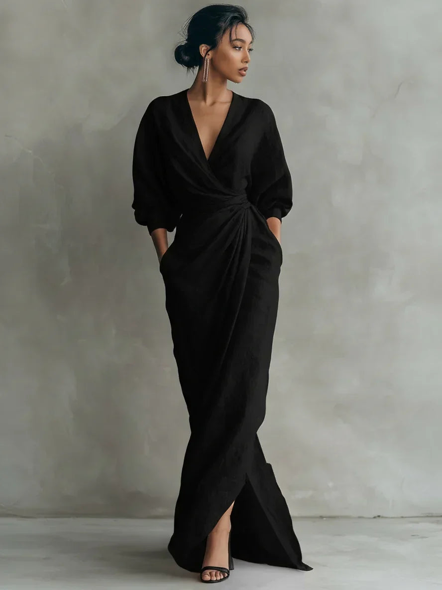 Lorena | Maxi Dress with V-Neck