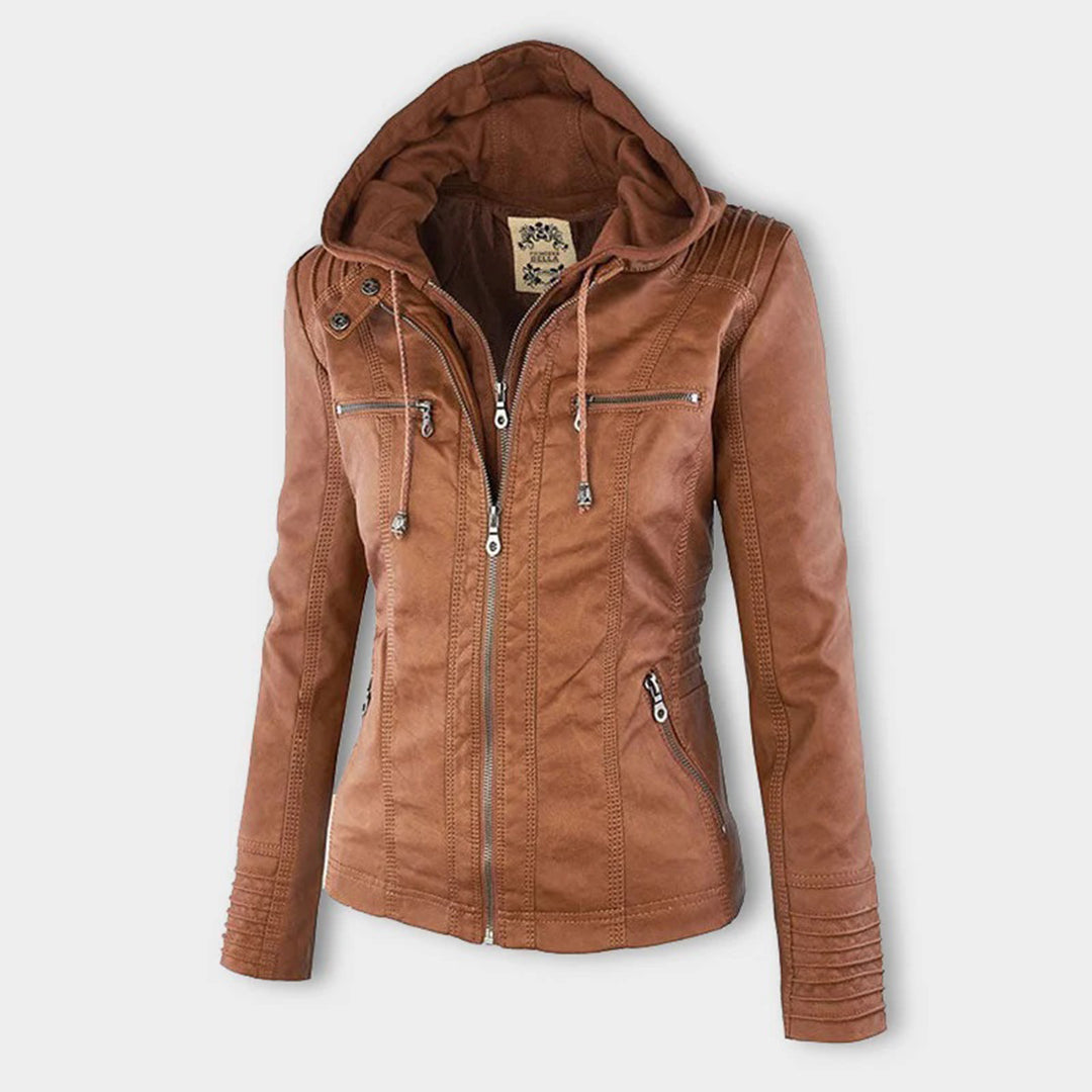 Monica | Robust and Elegant Leather Jacket