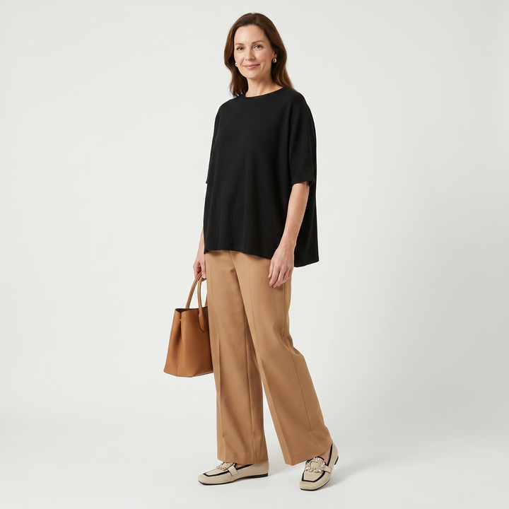 Rose | Knit Loafers – Square Toe Rhinestone Buckle