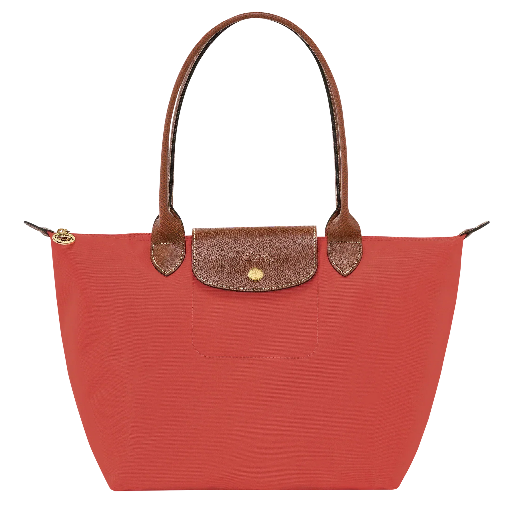 Longchamp - Medium Le Pliage Tote, Tomato