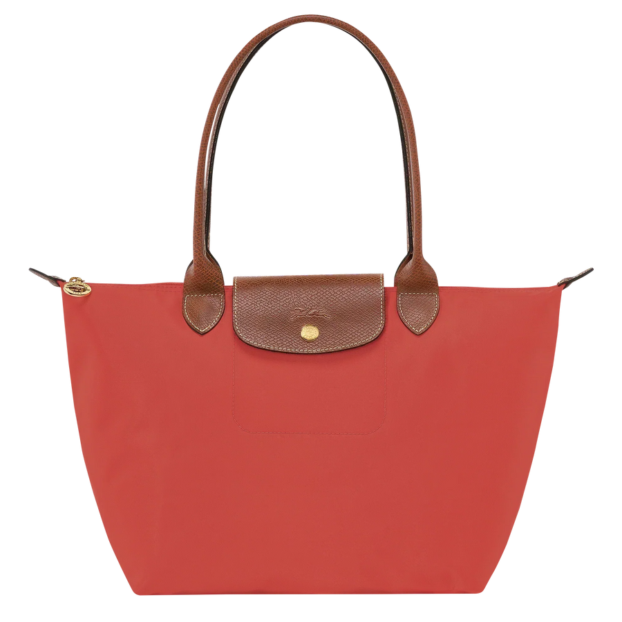 Longchamp - Medium Le Pliage Tote, Tomato
