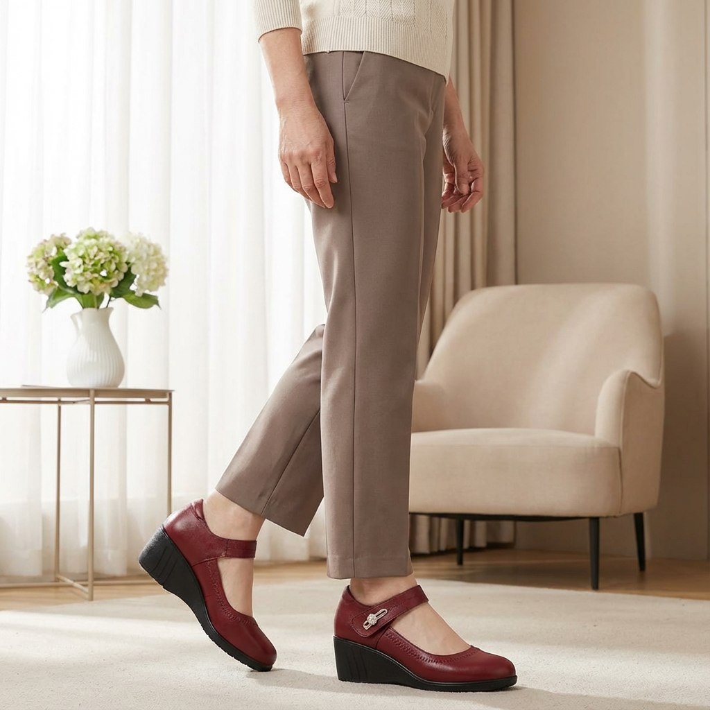 Amelia | Mary Jane Comfort Wedge Heels