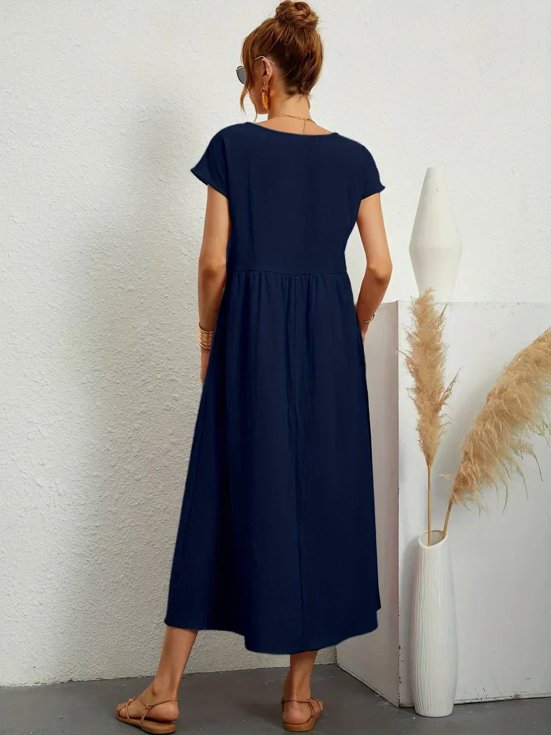 Ursina™ | Fluid Midi Dress