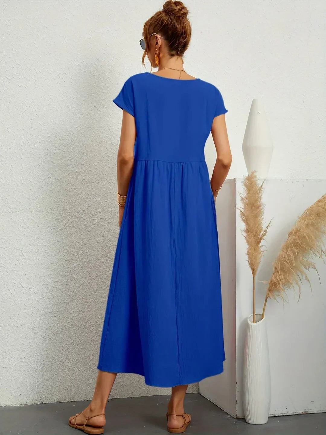 Ursina™ | Fluid Midi Dress