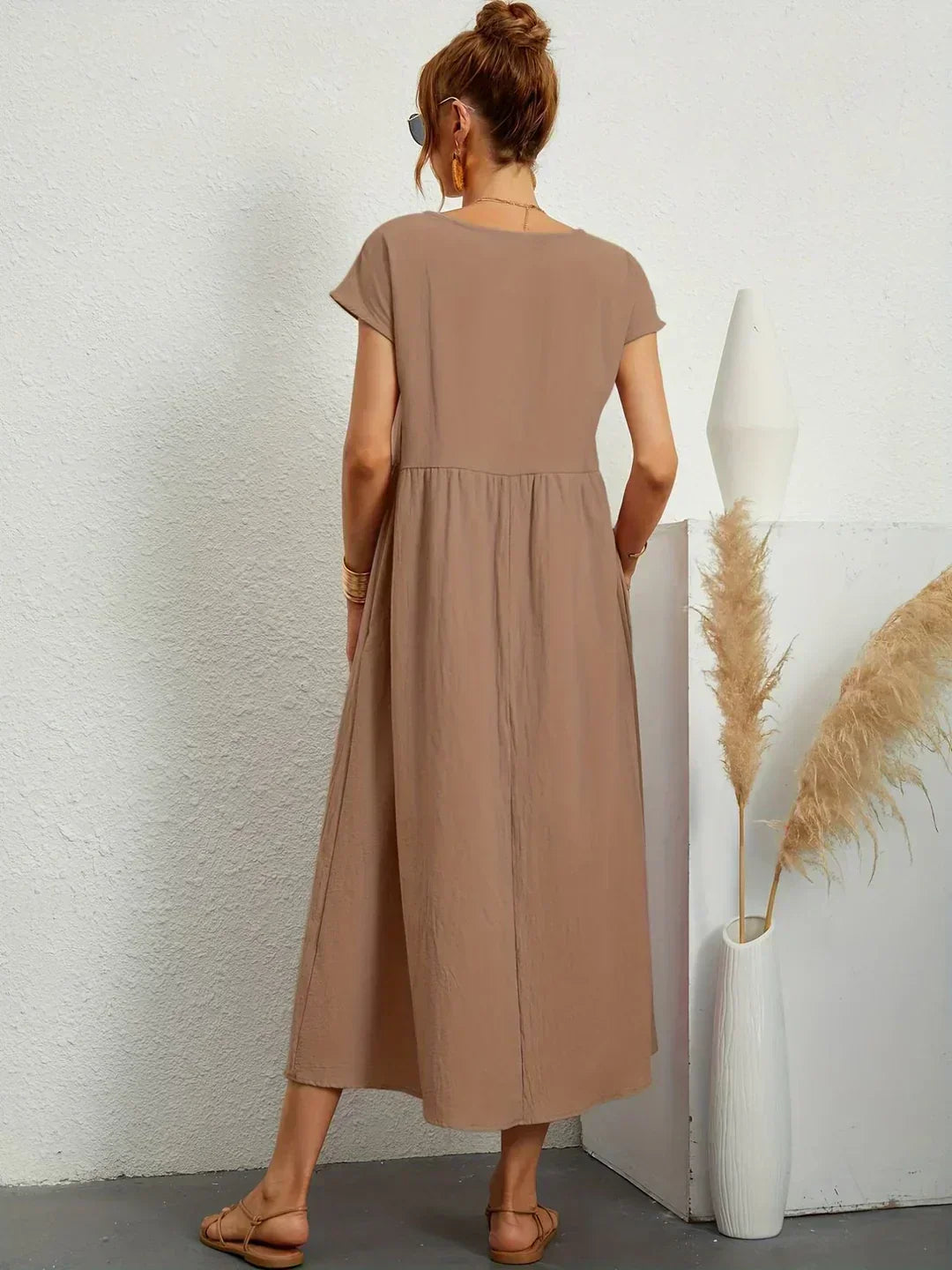 Ursina™ | Fluid Midi Dress