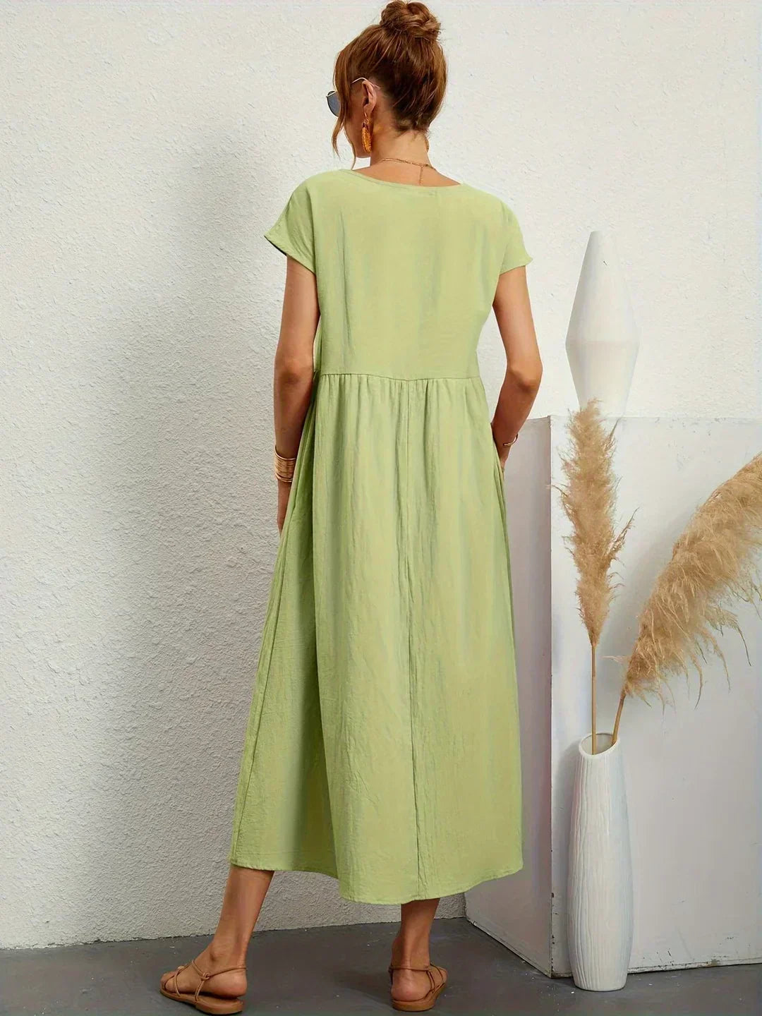 Ursina™ | Fluid Midi Dress