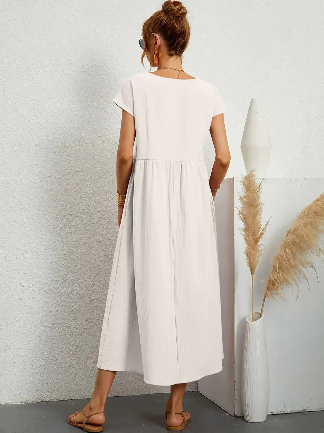 Ursina™ | Fluid Midi Dress