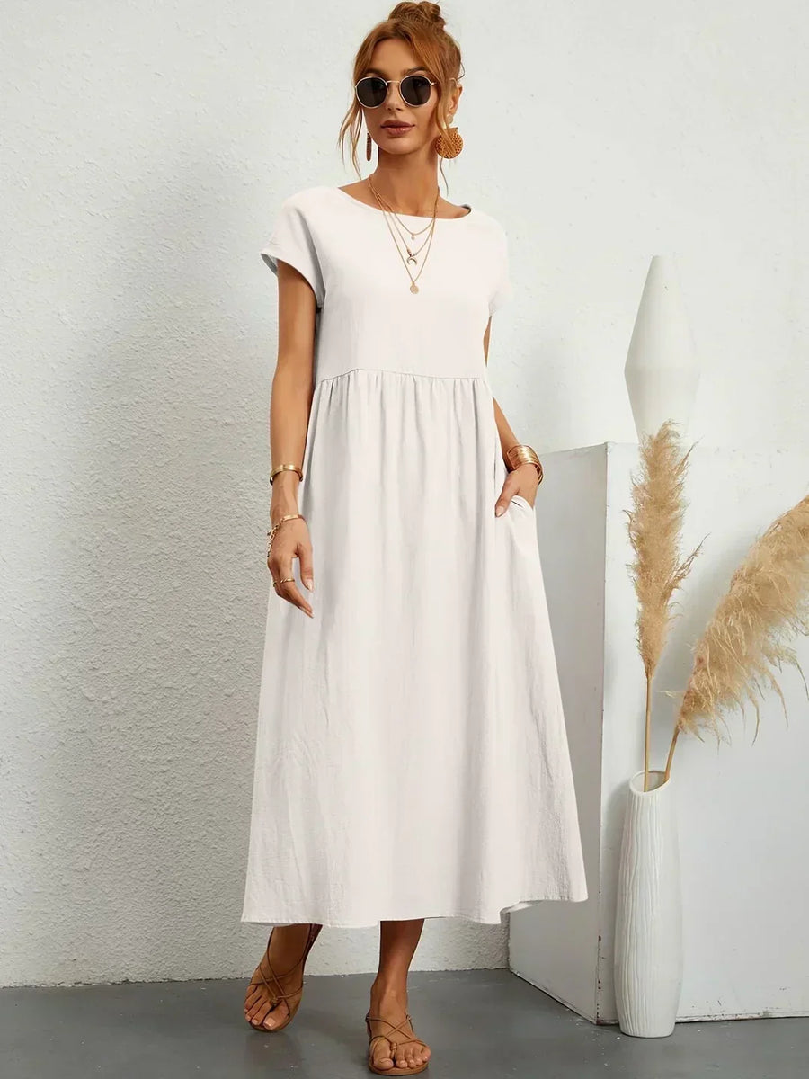 Ursina™ | Fluid Midi Dress