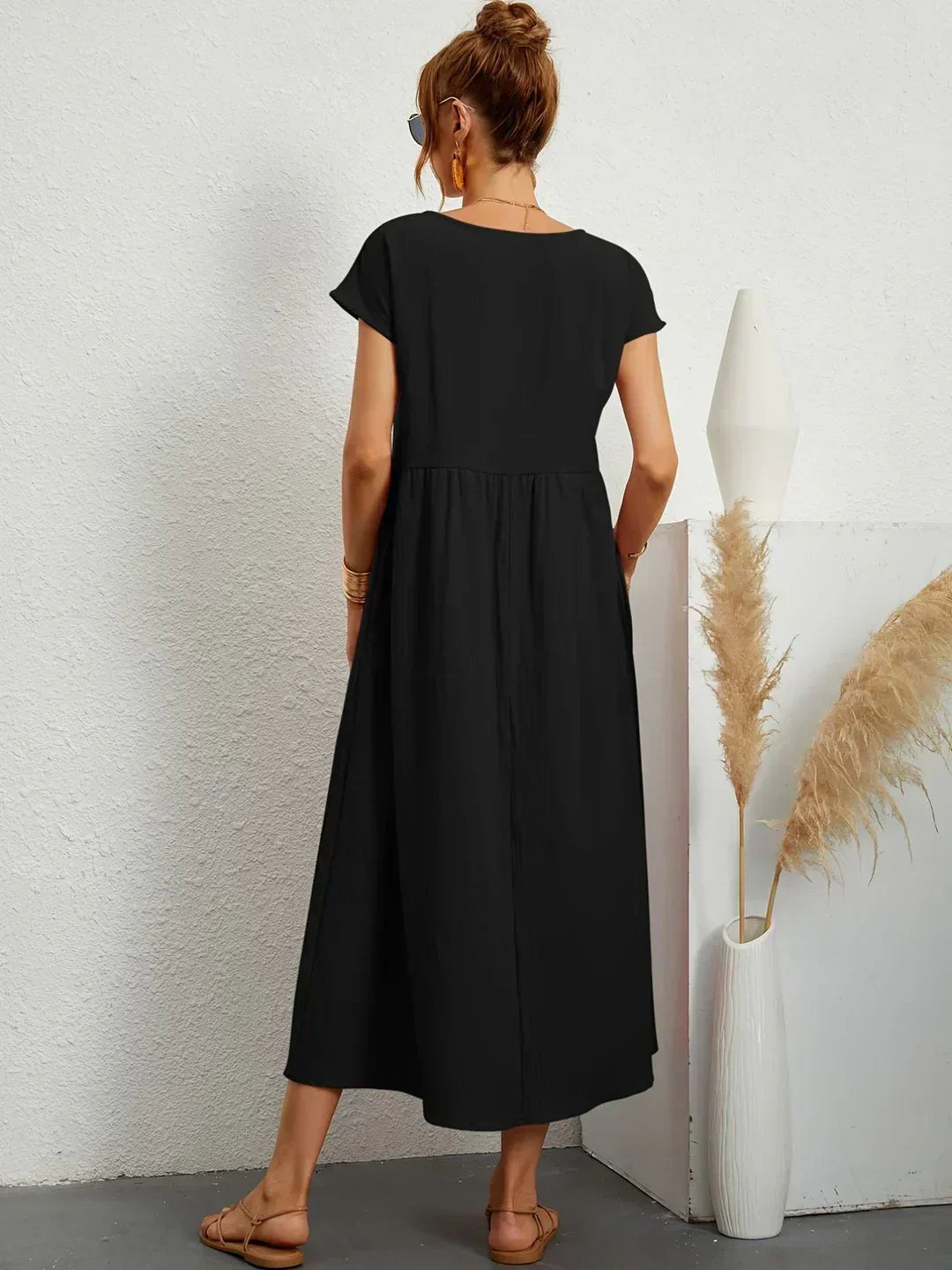Ursina™ | Fluid Midi Dress