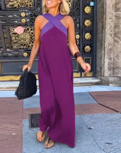 Quirine™ | Wrap-Front Maxi Dress