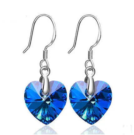 Refined love Sapphire Jewelry Set