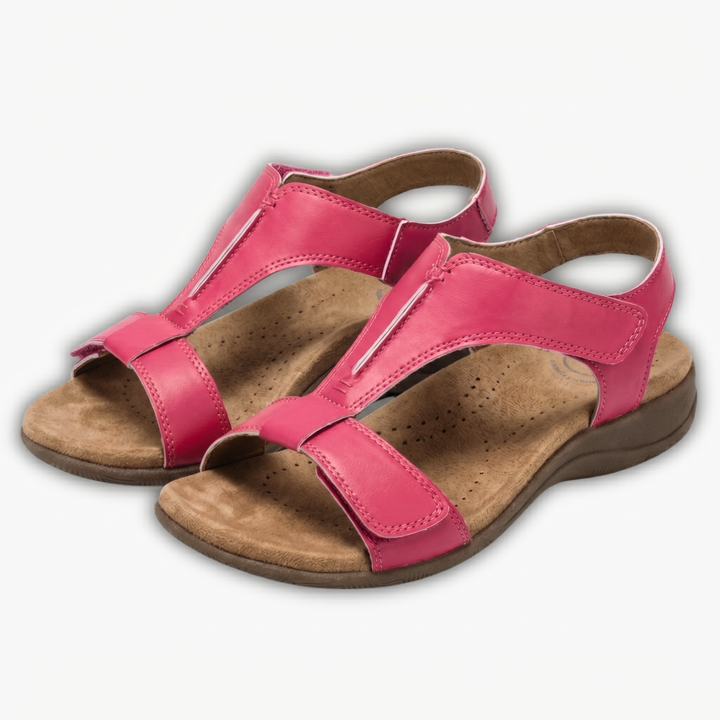 Isla | Open Toe Walking Sandals – Lightweight Contoured Style