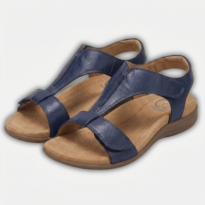 Isla | Open Toe Walking Sandals – Lightweight Contoured Style