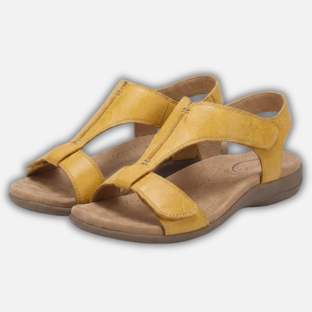 Isla | Open Toe Walking Sandals – Lightweight Contoured Style