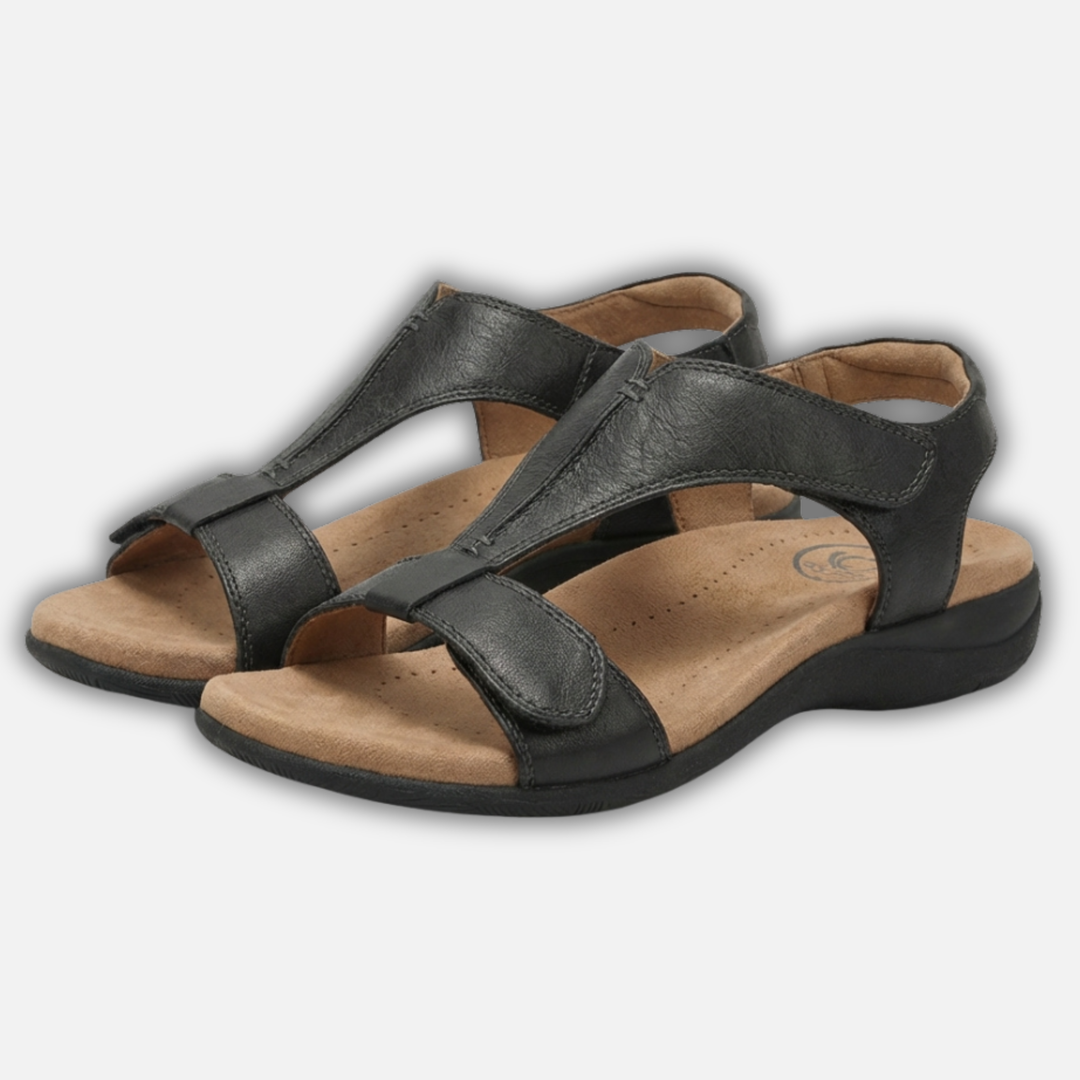 Isla | Open Toe Walking Sandals – Lightweight Contoured Style