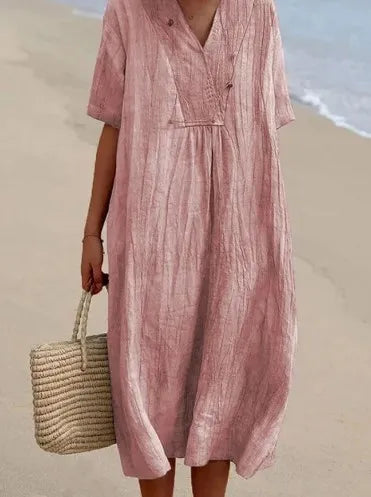 Silvana™ | Relaxed Textured Maxi Dress