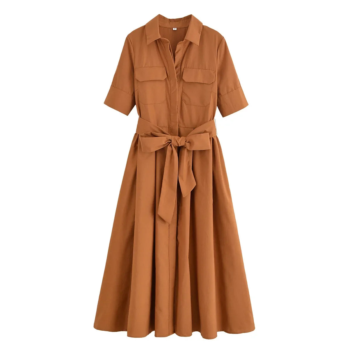Margot | Short Sleeve Pocket Shirt Dress