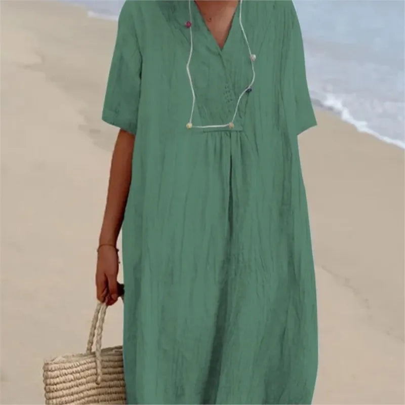 Silvana™ | Relaxed Textured Maxi Dress