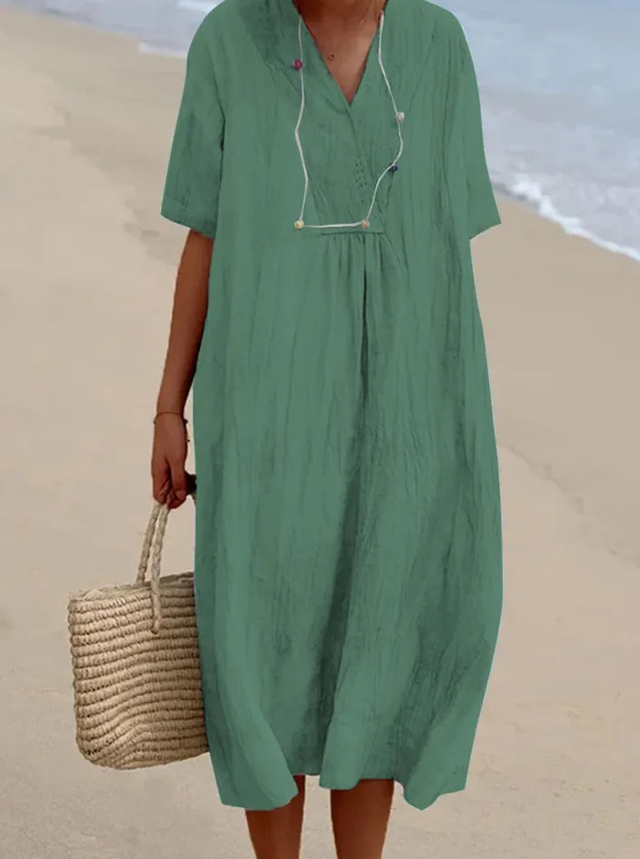 Silvana™ | Relaxed Textured Maxi Dress