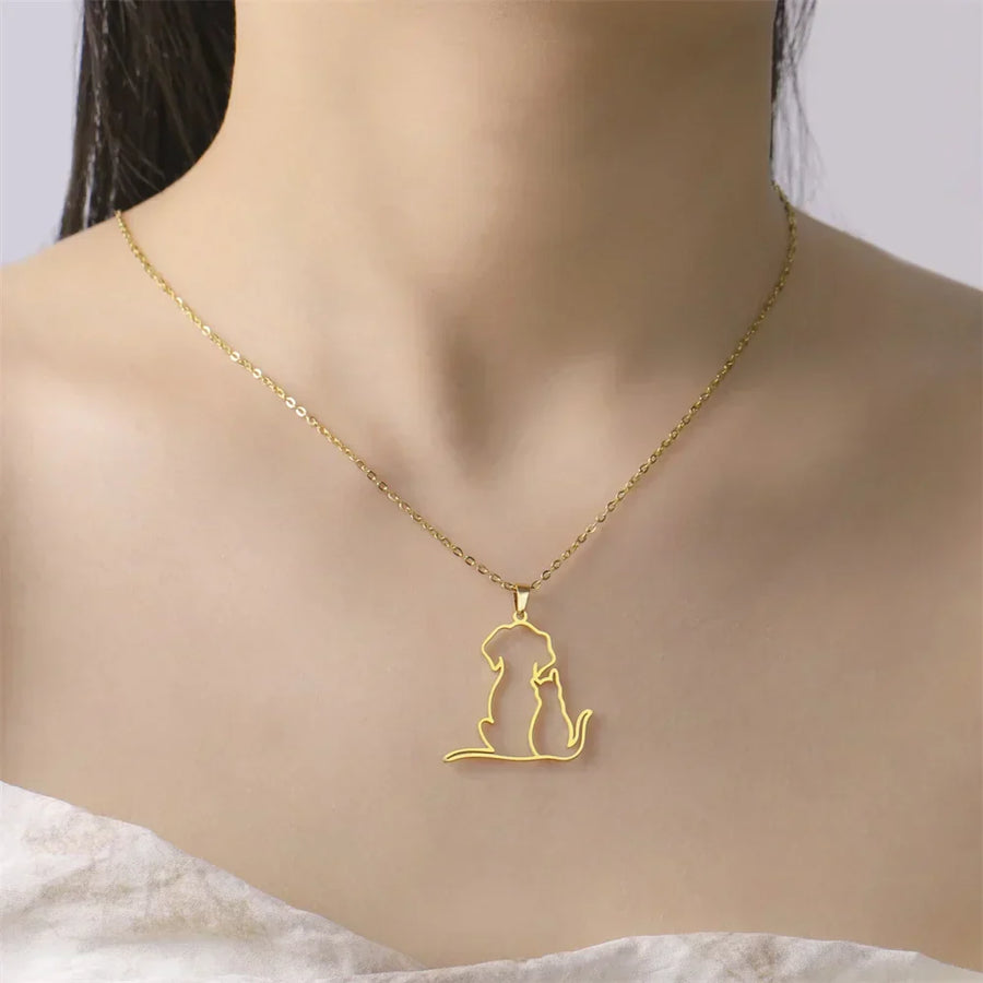 Stainless Steel Soulmates Necklace