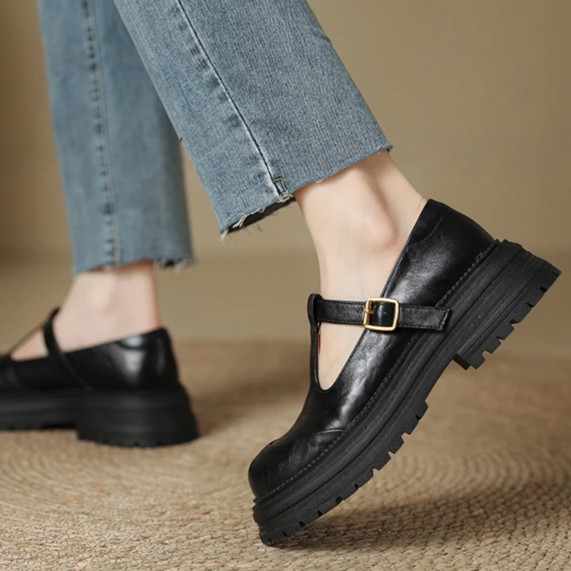 Luna | Classic T-Bar Shoes