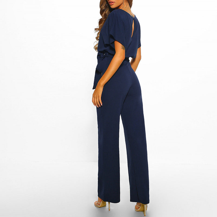 Zara | Satin Set – Wide-Leg with Dolman Sleeves, Waist Belt