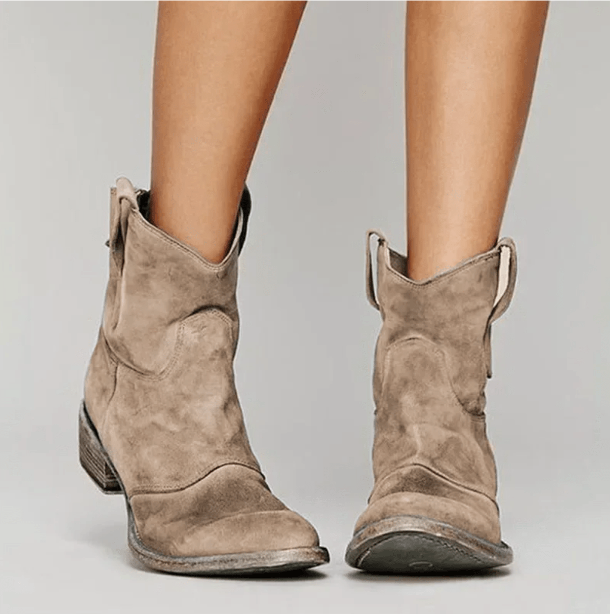 Dianna supportive suede ankle boots in brown