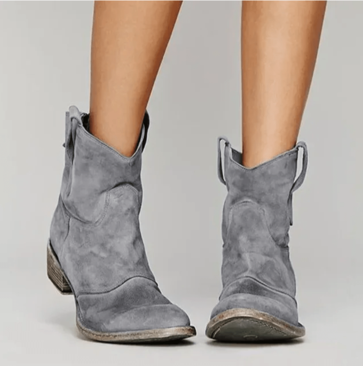 Dianna supportive suede ankle boots in grey
