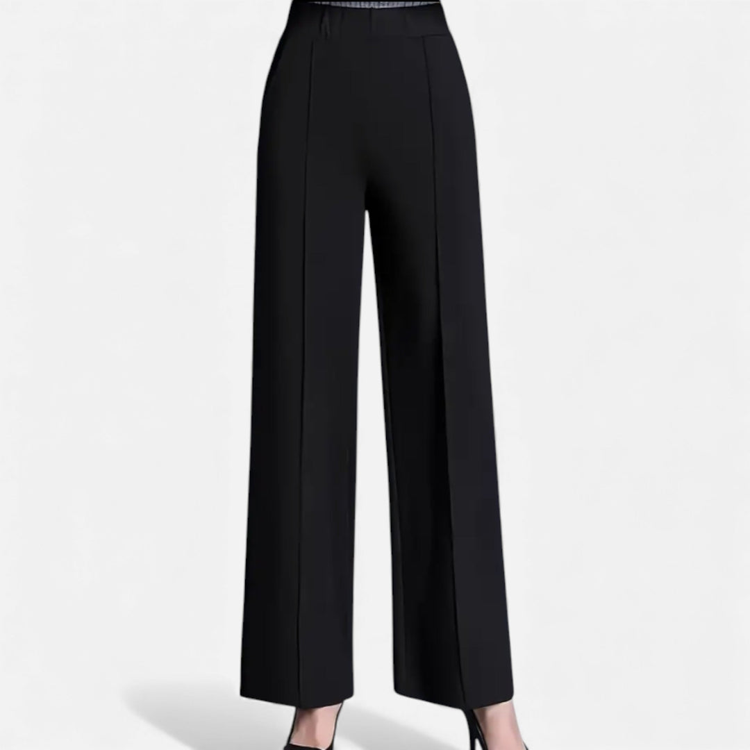 Lydia | High-Waist Asymmetric Pocket Trousers