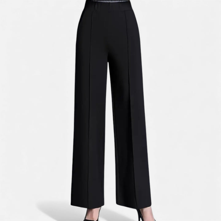 Lydia | High-Waist Asymmetric Pocket Trousers