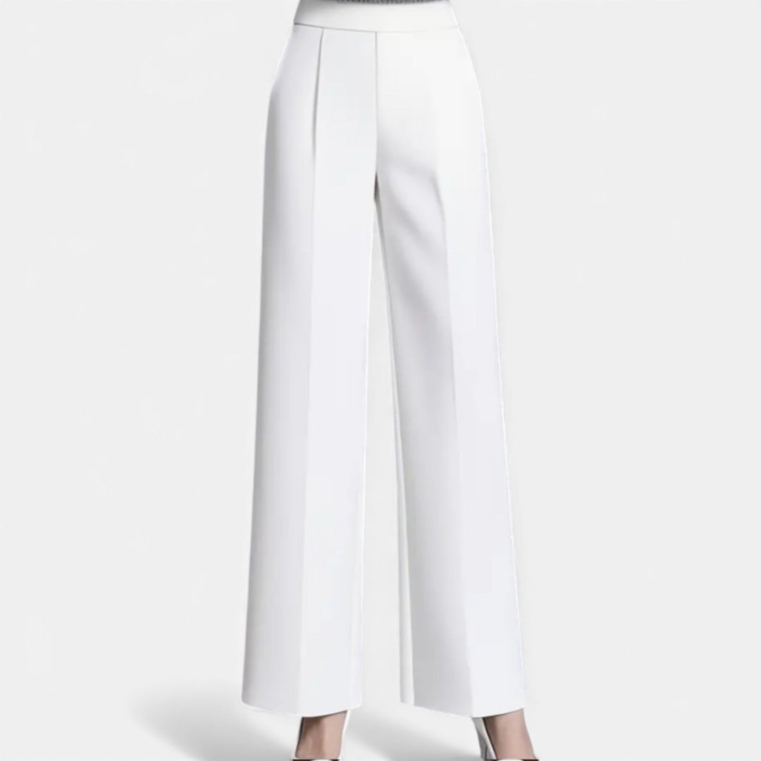 Lydia | High-Waist Asymmetric Pocket Trousers