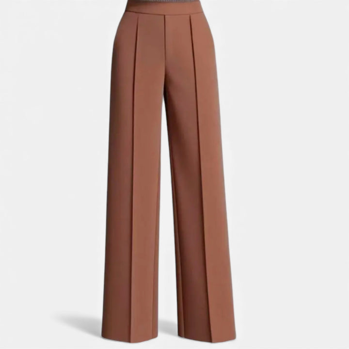 Lydia | High-Waist Asymmetric Pocket Trousers